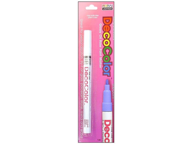 Marvy Uchida Uchida 200-C-0 Marvy Deco Color Fine Point Paint Marker, White - Image 2